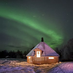 Snowshoeing, Ice Fishing & Grilled Salmon in Kota