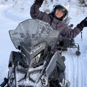 Snowmobile, Husky Safari & Ice Fishing+Kota Salmon