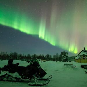 Northern Lights Snowmobile Tour With Photographer
